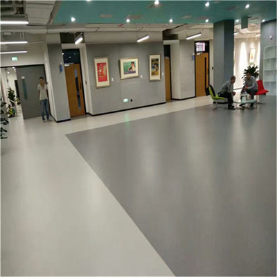 塑胶地板pvc 医院地胶施工